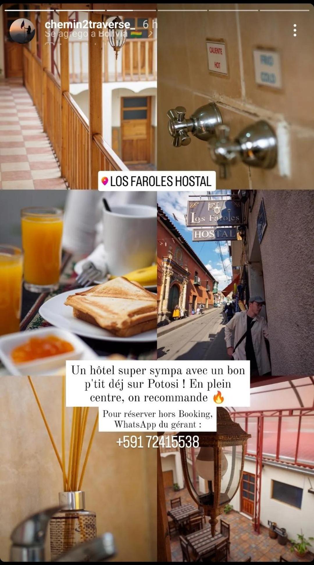 Los Faroles Hostal Potosí Exterior foto